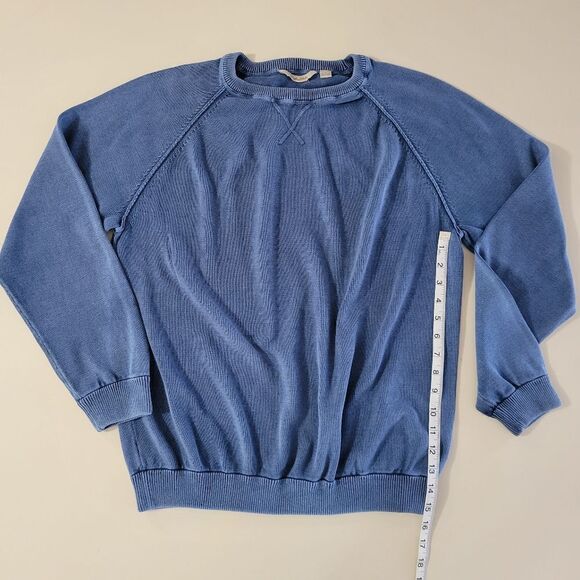 PARADISE COLLECTION 100% Cotton Lightweight Island Wash Crewneck Sweater - Picture 5 of 11